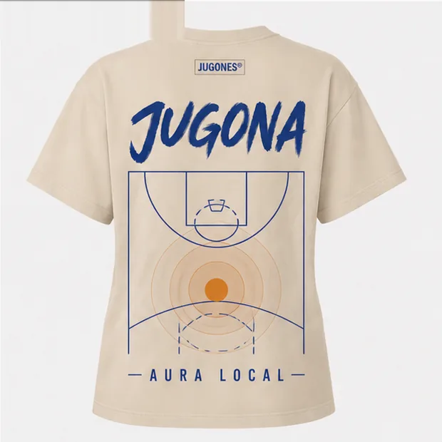 Camiseta Aura Local, corte jugona, vista trasera