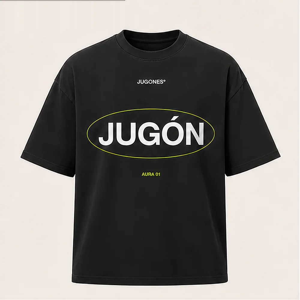 Camiseta Aura Minimal, corte jugón, vista delantera