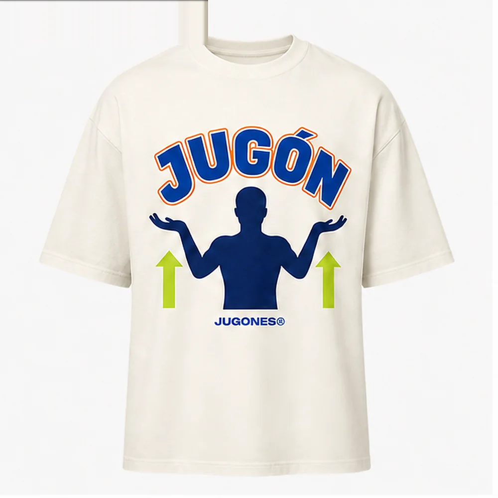 Camiseta Palmas Arriba, corte jugón, vista delantera